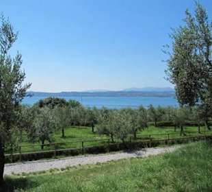Grotten des Catull - Blick auf den See
