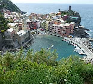 Vernazza, das erste Bergdorf auf der Cinque Terre 
