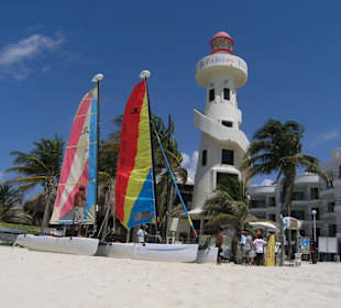 Leuchtturm am Strand