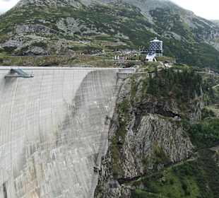 Kölnbrein Staumauer mit Airwalk