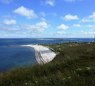 Blick auf den Sandstrand