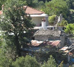 Blick über einen alten Bereich