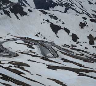 Aussicht vom Höchster Punkt Edelweißspitze