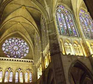 Witraże katedry w Leon