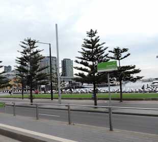 Mit  der City CircleTram in Melbourne unterwegs