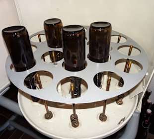 Flaschenbefüllung im Brauereimuseum