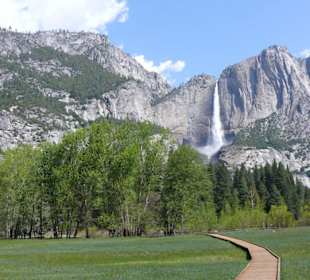 Die Einfahrt zum Yosemite Nationalpark