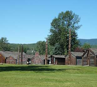 Gesamtansicht Ksan Freilichtmuseum 