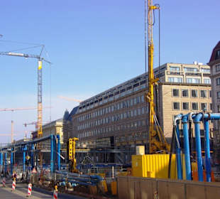 Unter den Linden Bau der U-Bahn