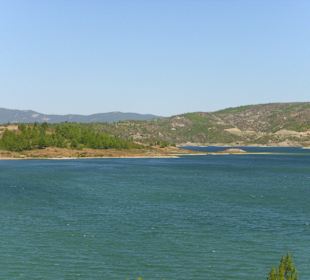 Die Sicht auf das Westufer