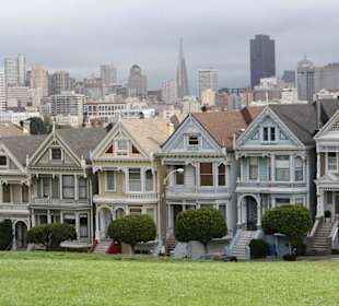 Painted Ladies am Alamo Square