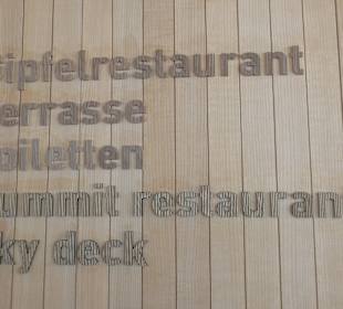 Beim Gipfel-Restaurant am Nebelhorn