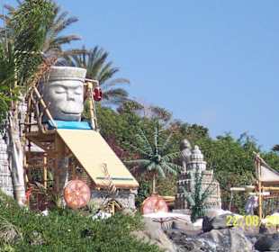 Der Wasserspielplatz für die Kleinen