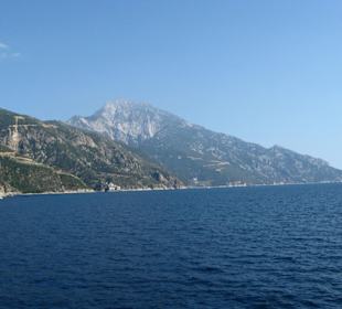 Rejs wokół brzegów Athos