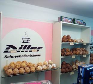 Diller Schneeballen Shop in Rothenburg o.d. Tauber