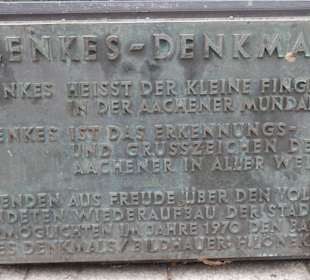 Hinweisschild für den "Kleinen Finger"