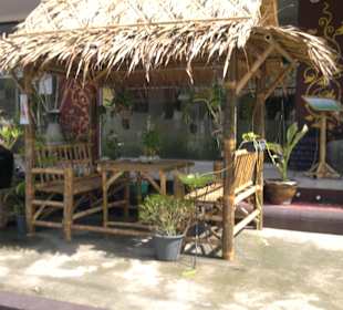 Sala at the front of Spa and Yoga Studio