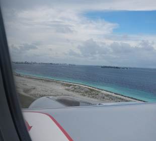 Landung fast im Meer