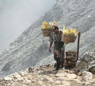 Zwaveldrager kawah ijen