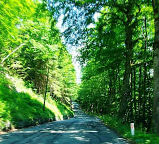 Alte Streckenabschnitt Vorsicht