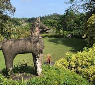 Troyanisches Pferd im Brief Garden