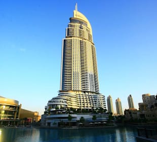 Hotel zwischen neuen und altem Teil der Dubai Mall