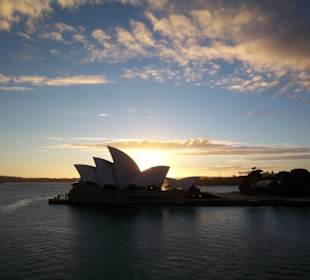Sonnenaufgang Hafen Sydney