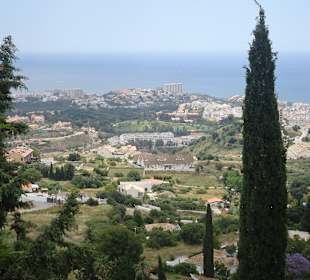 Ausblick von Benalmadena Pueblo aus.