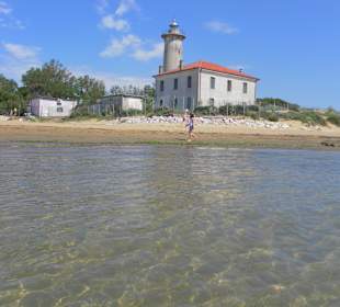 In sehr schöner Lage, der Leuchtturm bei Bibione