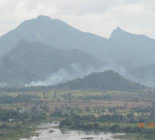 Rundblick vom Sigiriya Felsen