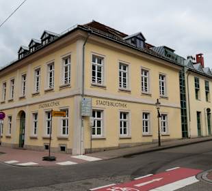 Blick zur Stadtbibliothek von Rastatt