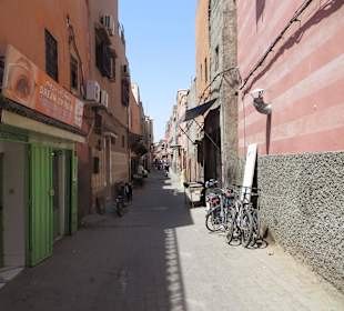 Unterwegs in der Altstadt von Marrakesch