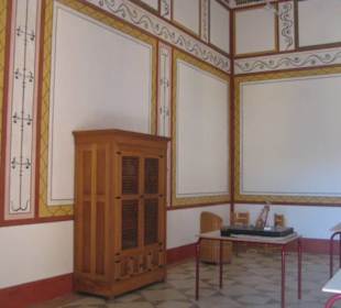 Oecus / ein Saal in der Herberge 