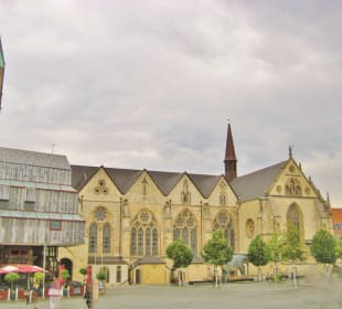 Blick ab dem Mark über den Domplatz