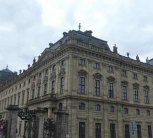 Außenansicht der Residenz von Würzburg