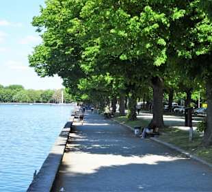 Promenade am Ostufer des Maschsees