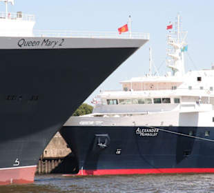 Queen Mary 2 QM 2 in Hamburg