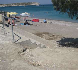 Der idyllische Zugang zum Strand