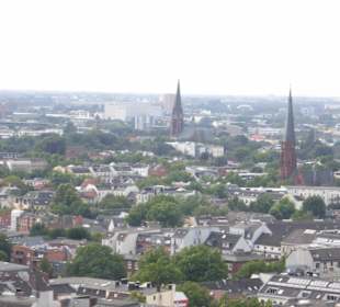 Ausblick vom Penthouse Elb-Panorama, 20.Stock