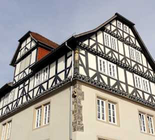 Giebelgebälk des Steinernen Hauses