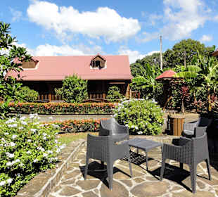 Der Bereich zur Verkostung des Kaffees