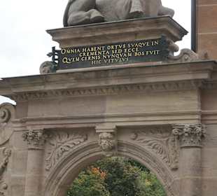Blick zum Ochsen-Portal bei der Fleischbrücke