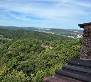Die Aussicht von der Burg