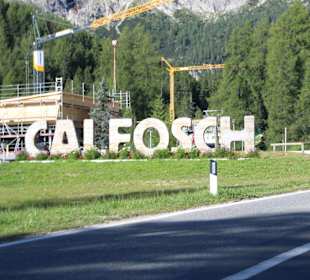 Colfosco Straße zum Grödner Joch