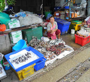 Maeklong Schienenmarkt