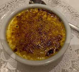 Menu im L´Auberge de Moresnet