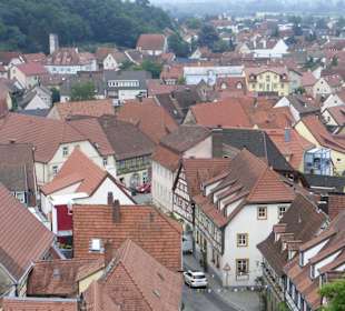 Blick vom Turmzimmer auf Zeil