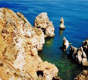 Grotten von Lagos Blick von oben