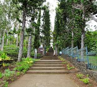 Zugang zum Botanischen Garten Mascarin