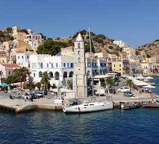 Symi untere Stadt